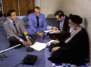 In a memorable interview from 1979, Wallace got the stoic Ayatollah Khomeini to smile during the Iranian hostage crisis when he asked him what he thought about being called a “lunatic" by Egyptian President Anwar Sadat. The Ayatollah answered by correctly predicting that Sadat would be assassinated. (CREDIT: CBS)
